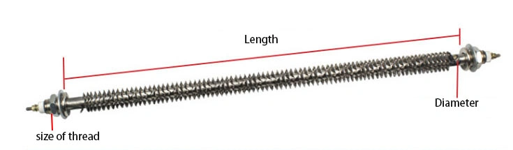 I/U/W Shape Electric Air Duct Strip Finned Tubular Heaters